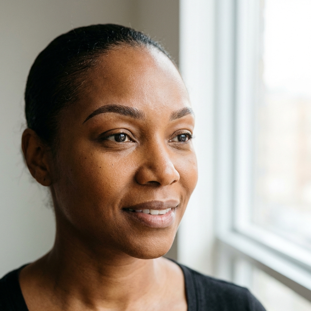 Natural finished brow design